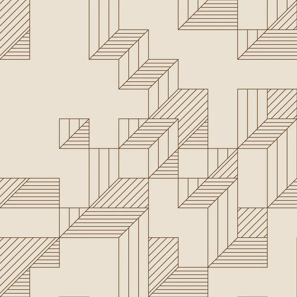 Edward Zajec 'in 1971' deki Il Cubo 'sunun uygulanması. Esasen 8 taştan oluşan bir Truchet fayans seti ve yerleştirme sanatı illüstrasyonu için kurallar