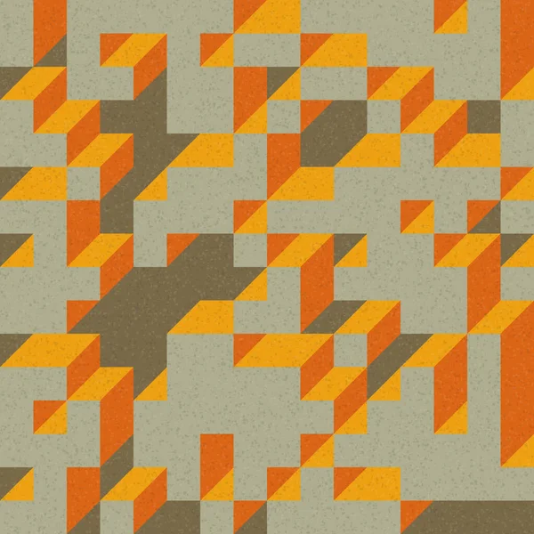 Edward Zajec 'in 1971' deki Il Cubo 'sunun uygulanması. Esasen 8 taştan oluşan bir Truchet fayans seti ve yerleştirme sanatı illüstrasyonu için kurallar