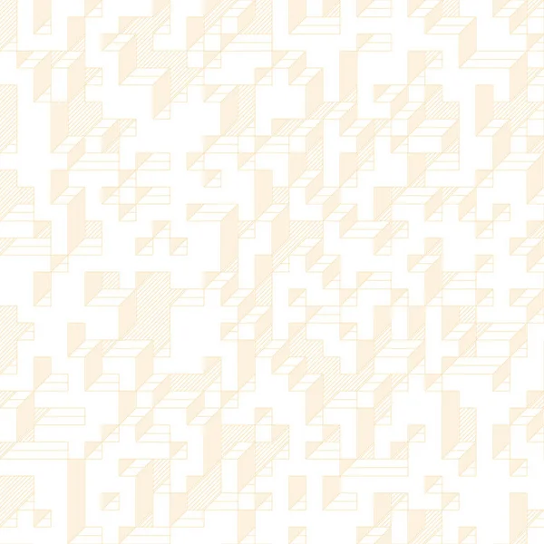 Edward Zajec 'in 1971' deki Il Cubo 'sunun uygulanması. Esasen 8 taştan oluşan bir Truchet fayans seti ve yerleştirme sanatı illüstrasyonu için kurallar