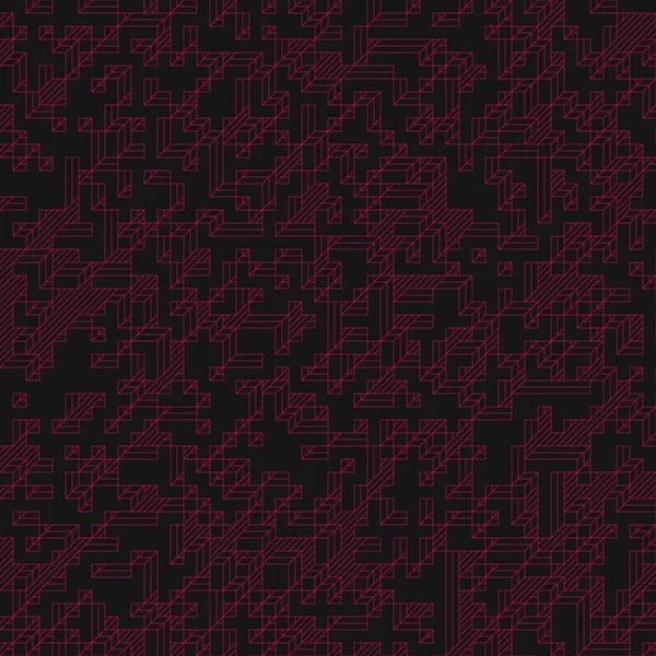 Edward Zajec 'in 1971' deki Il Cubo 'sunun uygulanması. Esasen 8 taştan oluşan bir Truchet fayans seti ve yerleştirme sanatı illüstrasyonu için kurallar