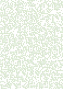 Edward Zajec 'in 1971' deki Il Cubo 'sunun uygulanması. Esasen 8 taştan oluşan bir Truchet fayans seti ve yerleştirme sanatı illüstrasyonu için kurallar