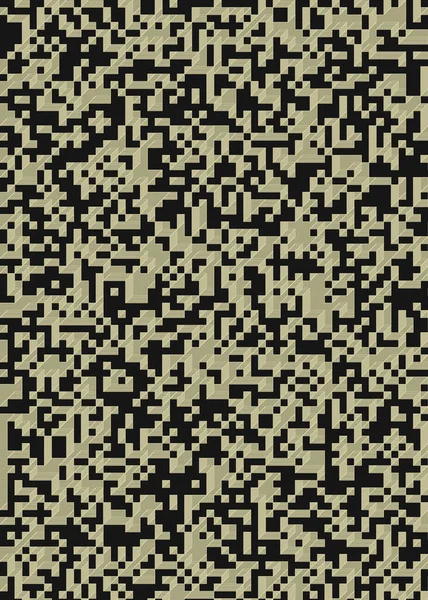 Edward Zajec 'in 1971' deki Il Cubo 'sunun uygulanması. Esasen 8 taştan oluşan bir Truchet fayans seti ve yerleştirme sanatı illüstrasyonu için kurallar