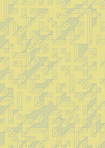 Implementation Edward Zajec Cubo 1971 Essentially Truchet Tile Set Tiles — Archivo Imágenes Vectoriales