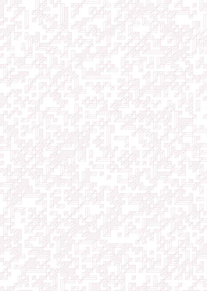 Edward Zajec 'in 1971' deki Il Cubo 'sunun uygulanması. Esasen 8 taştan oluşan bir Truchet fayans seti ve yerleştirme sanatı illüstrasyonu için kurallar