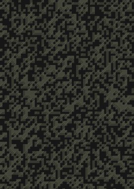 Edward Zajec 'in 1971' deki Il Cubo 'sunun uygulanması. Esasen 8 taştan oluşan bir Truchet fayans seti ve yerleştirme sanatı illüstrasyonu için kurallar