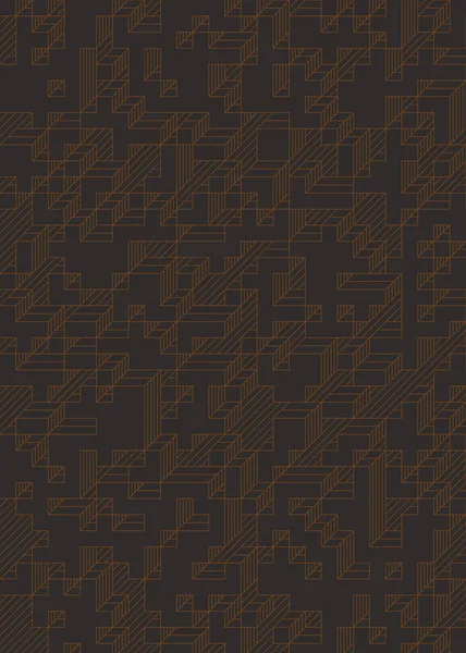 Implementation Edward Zajec Cubo 1971 Essentially Truchet Tile Set Tiles — Vector de stock