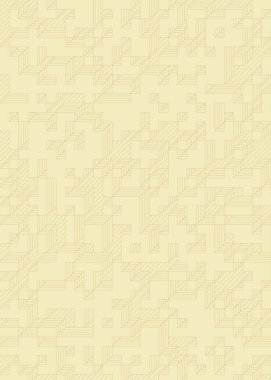 Edward Zajec 'in 1971' deki Il Cubo 'sunun uygulanması. Esasen 8 taştan oluşan bir Truchet fayans seti ve yerleştirme sanatı illüstrasyonu için kurallar