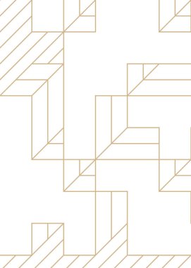 Edward Zajec 'in 1971' deki Il Cubo 'sunun uygulanması. Esasen 8 taştan oluşan bir Truchet fayans seti ve yerleştirme sanatı illüstrasyonu için kurallar