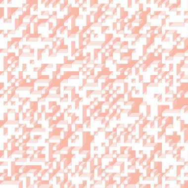 Edward Zajec 'in 1971' deki Il Cubo 'sunun uygulanması. Esasen 8 taştan oluşan bir Truchet fayans seti ve yerleştirme sanatı illüstrasyonu için kurallar