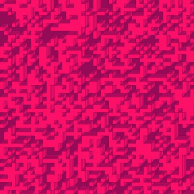 Edward Zajec 'in 1971' deki Il Cubo 'sunun uygulanması. Esasen 8 taştan oluşan bir Truchet fayans seti ve yerleştirme sanatı illüstrasyonu için kurallar