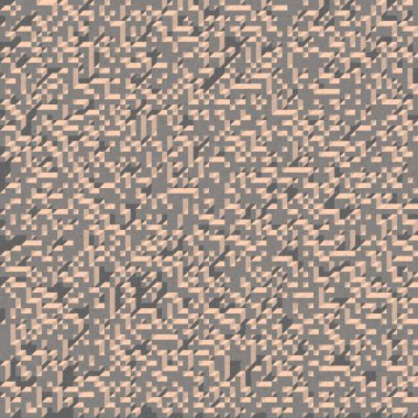 Edward Zajec 'in 1971' deki Il Cubo 'sunun uygulanması. Esasen 8 taştan oluşan bir Truchet fayans seti ve yerleştirme sanatı illüstrasyonu için kurallar