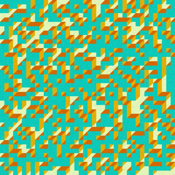 Edward Zajec 'in 1971' deki Il Cubo 'sunun uygulanması. Esasen 8 taştan oluşan bir Truchet fayans seti ve yerleştirme sanatı illüstrasyonu için kurallar