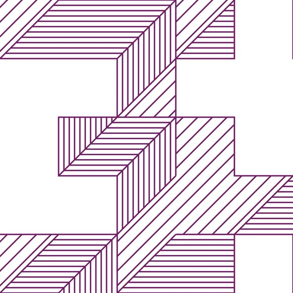 Edward Zajec 'in 1971' deki Il Cubo 'sunun uygulanması. Esasen 8 taştan oluşan bir Truchet fayans seti ve yerleştirme sanatı illüstrasyonu için kurallar