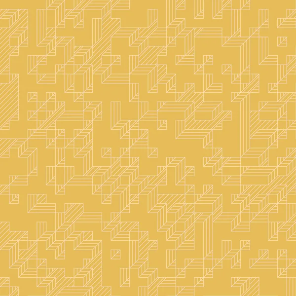 Edward Zajec 'in 1971' deki Il Cubo 'sunun uygulanması. Esasen 8 taştan oluşan bir Truchet fayans seti ve yerleştirme sanatı illüstrasyonu için kurallar