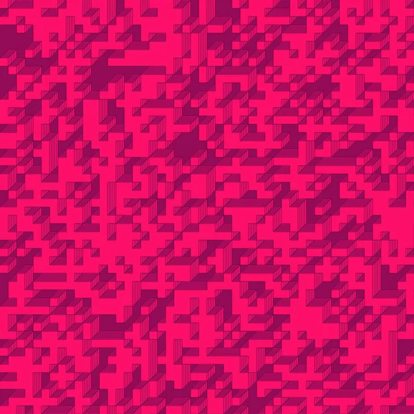 Edward Zajec 'in 1971' deki Il Cubo 'sunun uygulanması. Esasen 8 taştan oluşan bir Truchet fayans seti ve yerleştirme sanatı illüstrasyonu için kurallar