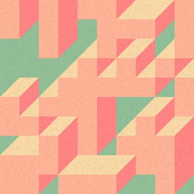 Edward Zajec 'in 1971' deki Il Cubo 'sunun uygulanması. Esasen 8 taştan oluşan bir Truchet fayans seti ve yerleştirme sanatı illüstrasyonu için kurallar