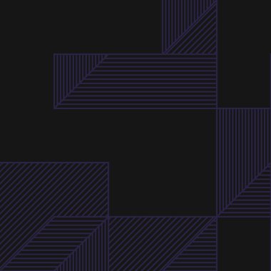 Edward Zajec 'in 1971' deki Il Cubo 'sunun uygulanması. Esasen 8 taştan oluşan bir Truchet fayans seti ve yerleştirme sanatı illüstrasyonu için kurallar