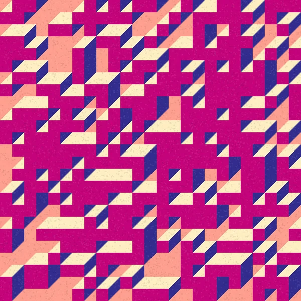 Edward Zajec 'in 1971' deki Il Cubo 'sunun uygulanması. Esasen 8 taştan oluşan bir Truchet fayans seti ve yerleştirme sanatı illüstrasyonu için kurallar