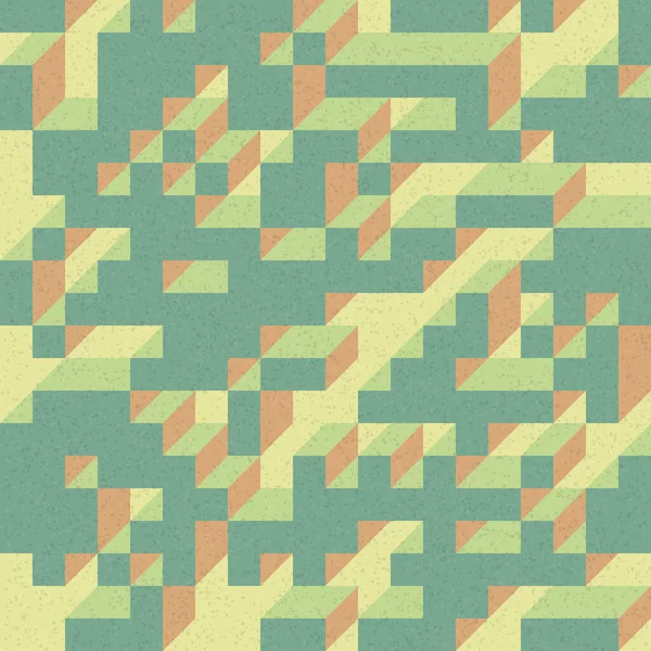 Edward Zajec 'in 1971' deki Il Cubo 'sunun uygulanması. Esasen 8 taştan oluşan bir Truchet fayans seti ve yerleştirme sanatı illüstrasyonu için kurallar