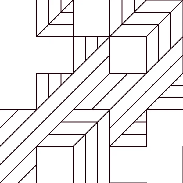 Umsetzung Von Edward Zajecs Cubo Aus Dem Jahr 1971 Wesentlichen — Stockvektor