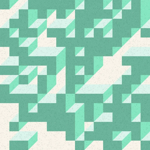 Edward Zajec 'in 1971' deki Il Cubo 'sunun uygulanması. Esasen 8 taştan oluşan bir Truchet fayans seti ve yerleştirme sanatı illüstrasyonu için kurallar