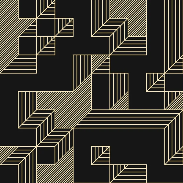 Edward Zajec 'in 1971' deki Il Cubo 'sunun uygulanması. Esasen 8 taştan oluşan bir Truchet fayans seti ve yerleştirme sanatı illüstrasyonu için kurallar