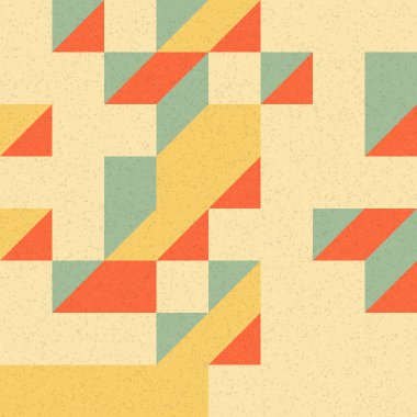 Edward Zajec 'in 1971' deki Il Cubo 'sunun uygulanması. Esasen 8 taştan oluşan bir Truchet fayans seti ve yerleştirme sanatı illüstrasyonu için kurallar