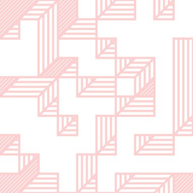 Edward Zajec 'in 1971' deki Il Cubo 'sunun uygulanması. Esasen 8 taştan oluşan bir Truchet fayans seti ve yerleştirme sanatı illüstrasyonu için kurallar