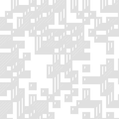 Edward Zajec 'in 1971' deki Il Cubo 'sunun uygulanması. Esasen 8 taştan oluşan bir Truchet fayans seti ve yerleştirme sanatı illüstrasyonu için kurallar