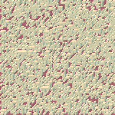 Edward Zajec 'in 1971' deki Il Cubo 'sunun uygulanması. Esasen 8 taştan oluşan bir Truchet fayans seti ve yerleştirme sanatı illüstrasyonu için kurallar