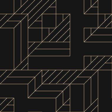 Edward Zajec 'in 1971' deki Il Cubo 'sunun uygulanması. Esasen 8 taştan oluşan bir Truchet fayans seti ve yerleştirme sanatı illüstrasyonu için kurallar