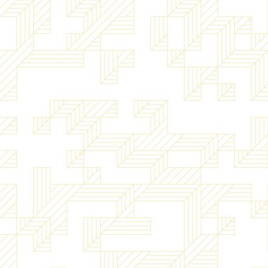 Edward Zajec 'in 1971' deki Il Cubo 'sunun uygulanması. Esasen 8 taştan oluşan bir Truchet fayans seti ve yerleştirme sanatı illüstrasyonu için kurallar