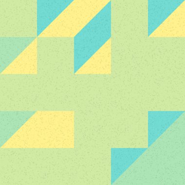 Edward Zajec 'in 1971' deki Il Cubo 'sunun uygulanması. Esasen 8 taştan oluşan bir Truchet fayans seti ve yerleştirme sanatı illüstrasyonu için kurallar