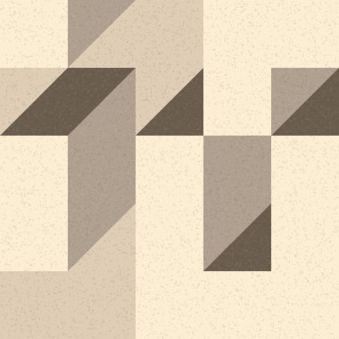 Edward Zajec 'in 1971' deki Il Cubo 'sunun uygulanması. Esasen 8 taştan oluşan bir Truchet fayans seti ve yerleştirme sanatı illüstrasyonu için kurallar