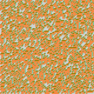 Edward Zajec 'in 1971' deki Il Cubo 'sunun uygulanması. Esasen 8 taştan oluşan bir Truchet fayans seti ve yerleştirme sanatı illüstrasyonu için kurallar