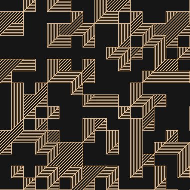 Edward Zajec 'in 1971' deki Il Cubo 'sunun uygulanması. Esasen 8 taştan oluşan bir Truchet fayans seti ve yerleştirme sanatı illüstrasyonu için kurallar