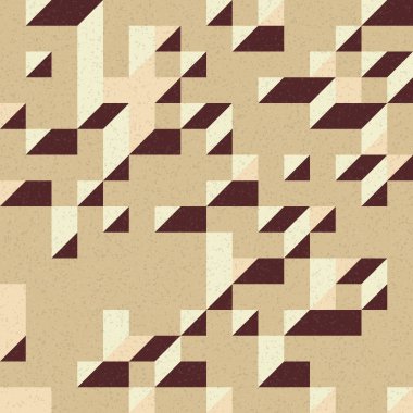 Edward Zajec 'in 1971' deki Il Cubo 'sunun uygulanması. Esasen 8 taştan oluşan bir Truchet fayans seti ve yerleştirme sanatı illüstrasyonu için kurallar