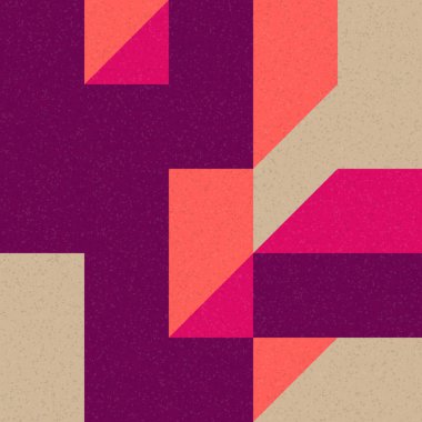 Edward Zajec 'in 1971' deki Il Cubo 'sunun uygulanması. Esasen 8 taştan oluşan bir Truchet fayans seti ve yerleştirme sanatı illüstrasyonu için kurallar