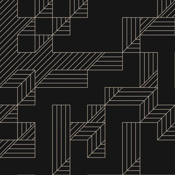 Edward Zajec 'in 1971' deki Il Cubo 'sunun uygulanması. Esasen 8 taştan oluşan bir Truchet fayans seti ve yerleştirme sanatı illüstrasyonu için kurallar