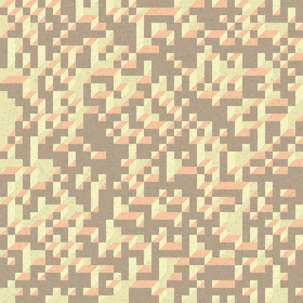 Edward Zajec 'in 1971' deki Il Cubo 'sunun uygulanması. Esasen 8 taştan oluşan bir Truchet fayans seti ve yerleştirme sanatı illüstrasyonu için kurallar