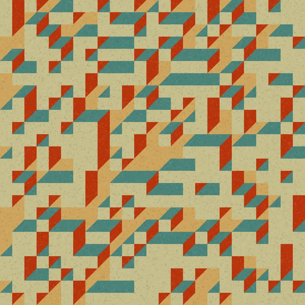 Edward Zajec 'in 1971' deki Il Cubo 'sunun uygulanması. Esasen 8 taştan oluşan bir Truchet fayans seti ve yerleştirme sanatı illüstrasyonu için kurallar