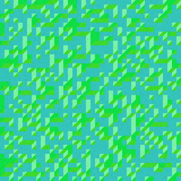 Edward Zajec 'in 1971' deki Il Cubo 'sunun uygulanması. Esasen 8 taştan oluşan bir Truchet fayans seti ve yerleştirme sanatı illüstrasyonu için kurallar