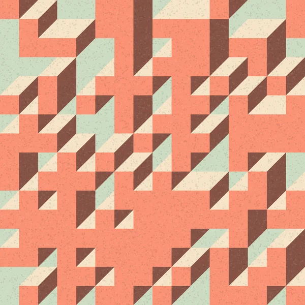 Edward Zajec 'in 1971' deki Il Cubo 'sunun uygulanması. Esasen 8 taştan oluşan bir Truchet fayans seti ve yerleştirme sanatı illüstrasyonu için kurallar