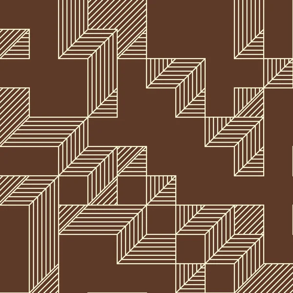 Edward Zajec 'in 1971' deki Il Cubo 'sunun uygulanması. Esasen 8 taştan oluşan bir Truchet fayans seti ve yerleştirme sanatı illüstrasyonu için kurallar