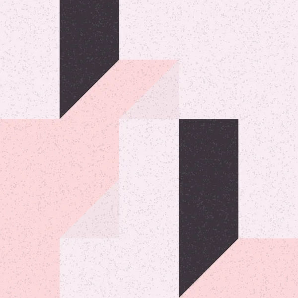 Edward Zajec 'in 1971' deki Il Cubo 'sunun uygulanması. Esasen 8 taştan oluşan bir Truchet fayans seti ve yerleştirme sanatı illüstrasyonu için kurallar