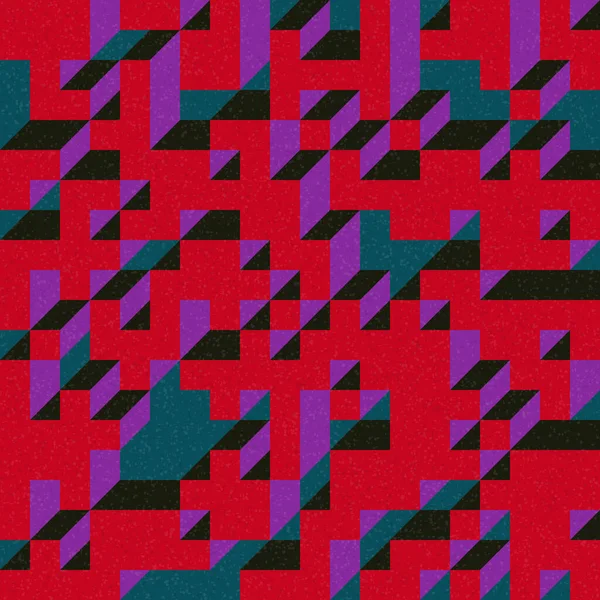 Edward Zajec 'in 1971' deki Il Cubo 'sunun uygulanması. Esasen 8 taştan oluşan bir Truchet fayans seti ve yerleştirme sanatı illüstrasyonu için kurallar