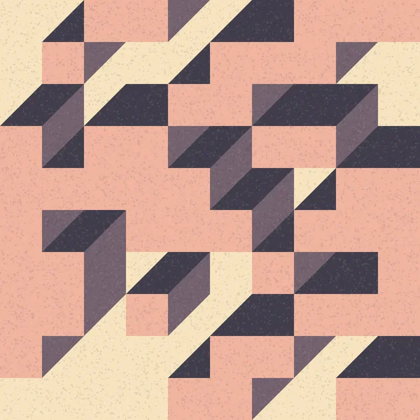 Edward Zajec 'in 1971' deki Il Cubo 'sunun uygulanması. Esasen 8 taştan oluşan bir Truchet fayans seti ve yerleştirme sanatı illüstrasyonu için kurallar