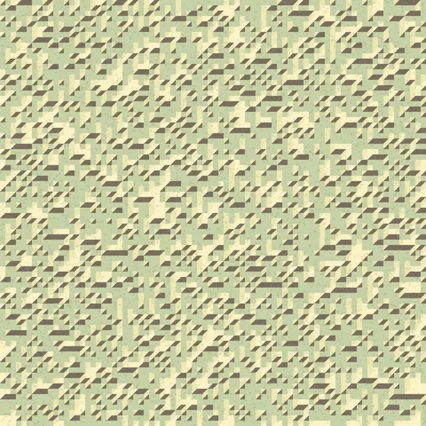 Edward Zajec 'in 1971' deki Il Cubo 'sunun uygulanması. Esasen 8 taştan oluşan bir Truchet fayans seti ve yerleştirme sanatı illüstrasyonu için kurallar