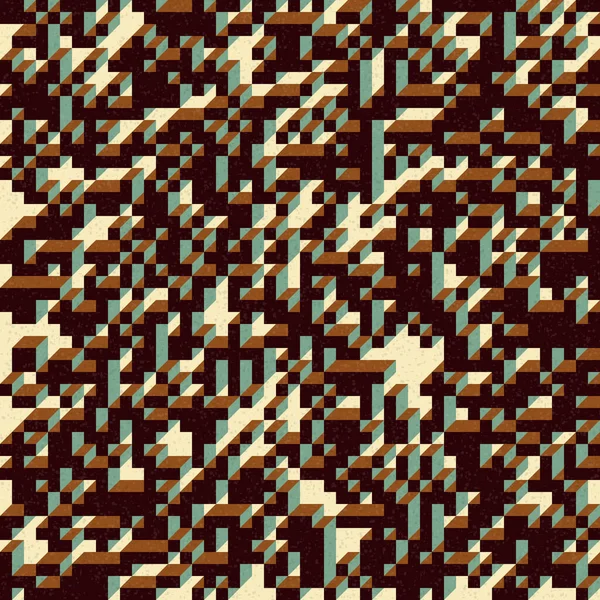 Edward Zajec 'in 1971' deki Il Cubo 'sunun uygulanması. Esasen 8 taştan oluşan bir Truchet fayans seti ve yerleştirme sanatı illüstrasyonu için kurallar