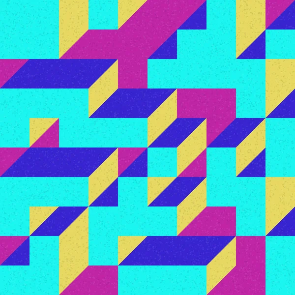 Edward Zajec 'in 1971' deki Il Cubo 'sunun uygulanması. Esasen 8 taştan oluşan bir Truchet fayans seti ve yerleştirme sanatı illüstrasyonu için kurallar